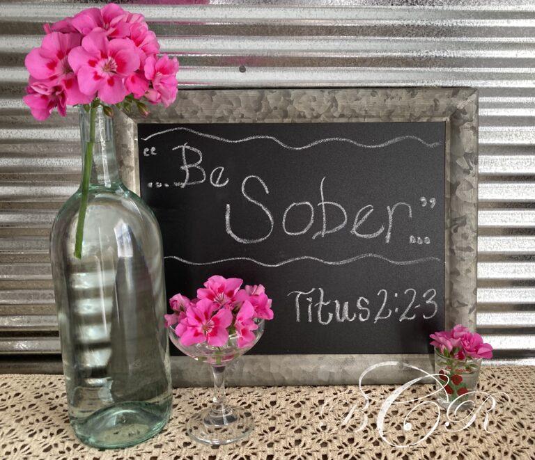 Learning How to Be Sober
